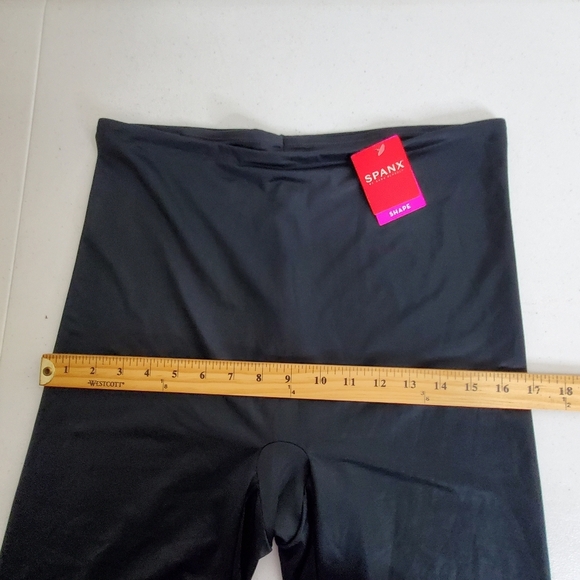 Spanx Power Conceal Her Mid-Thigh Short Size 2X Black Lightweight Hi-Rise NEW - Picture 7 of 14